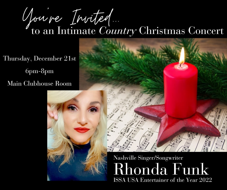 Rhonda Funk Christmas concert Event pic